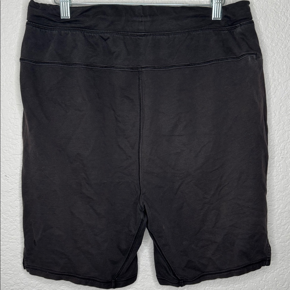 Lululemon Soft Jersey Lounge Shorts Black Drawstring Men’s Large - Picture 3 of 5